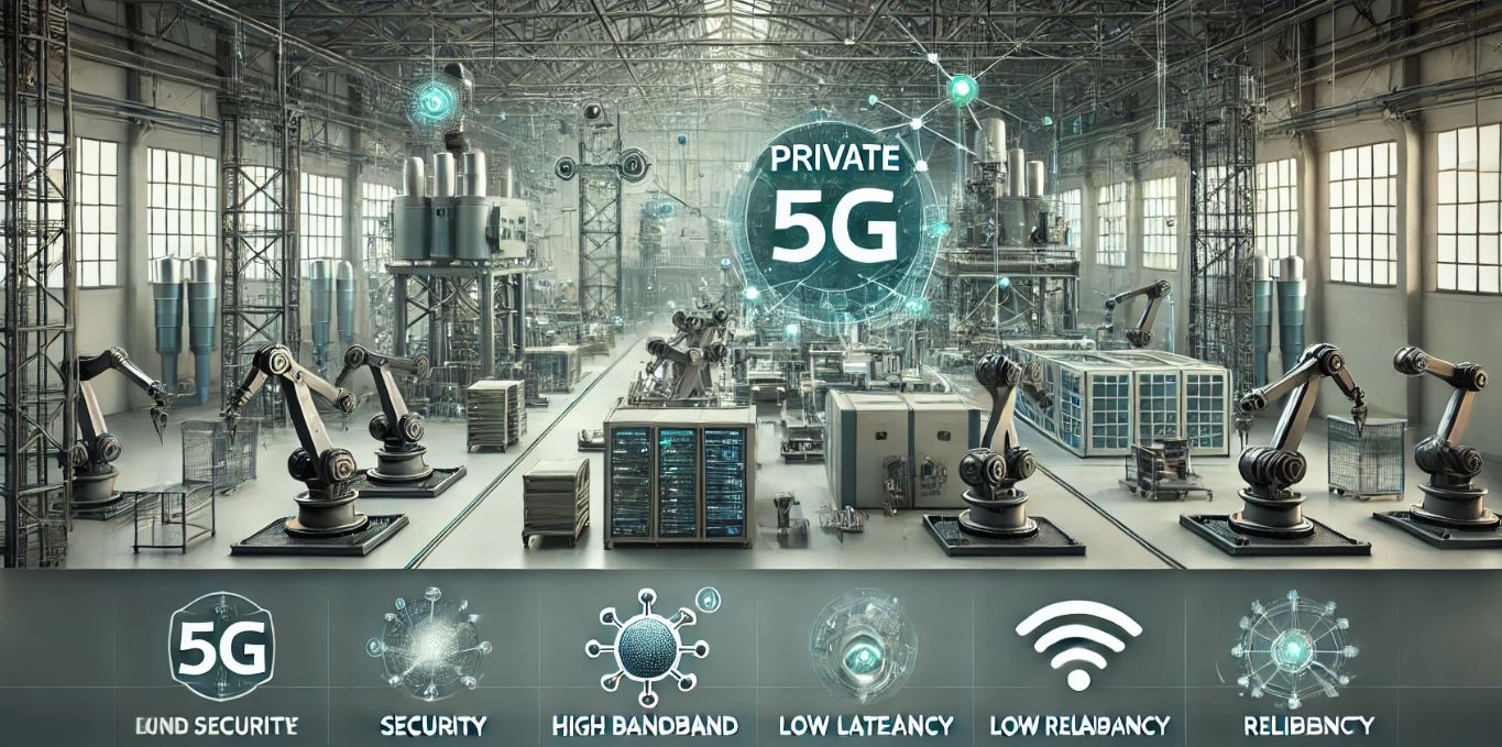Private 5G network for warehouse and industrial sites