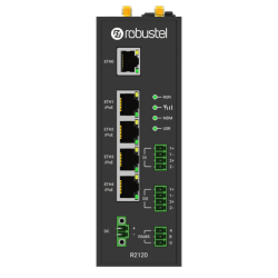 Robustel R2120 Router with PoE-PSE  CCTV Gateway