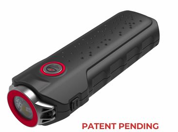 ATEL R3Di-S1 rugged personnel tracker with integrated flashlight and SOS button