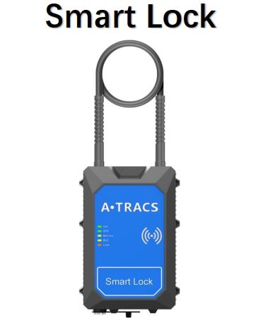ATEL Smart Lock GPS-tracked RFID padlock with LTE Cat-1 and BLE