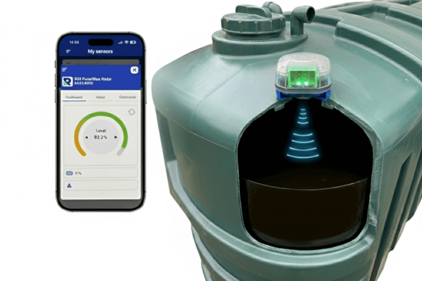 TEK 920 BLE radar level sensor for tank and water monitoring ATEX certified