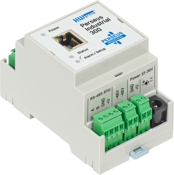 HW Group Perseus Industrial 300 HW Group Perseus Industrial 300 DIN rail monitoring and control unit