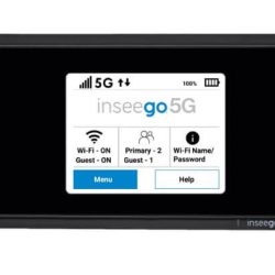 Insegoo 5G MiFi M2000 with a 3500mAh battery