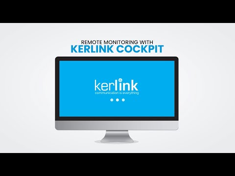 Kerlink Wanesy Management Cockpit video still showing remote LoRaWAN gateway management
