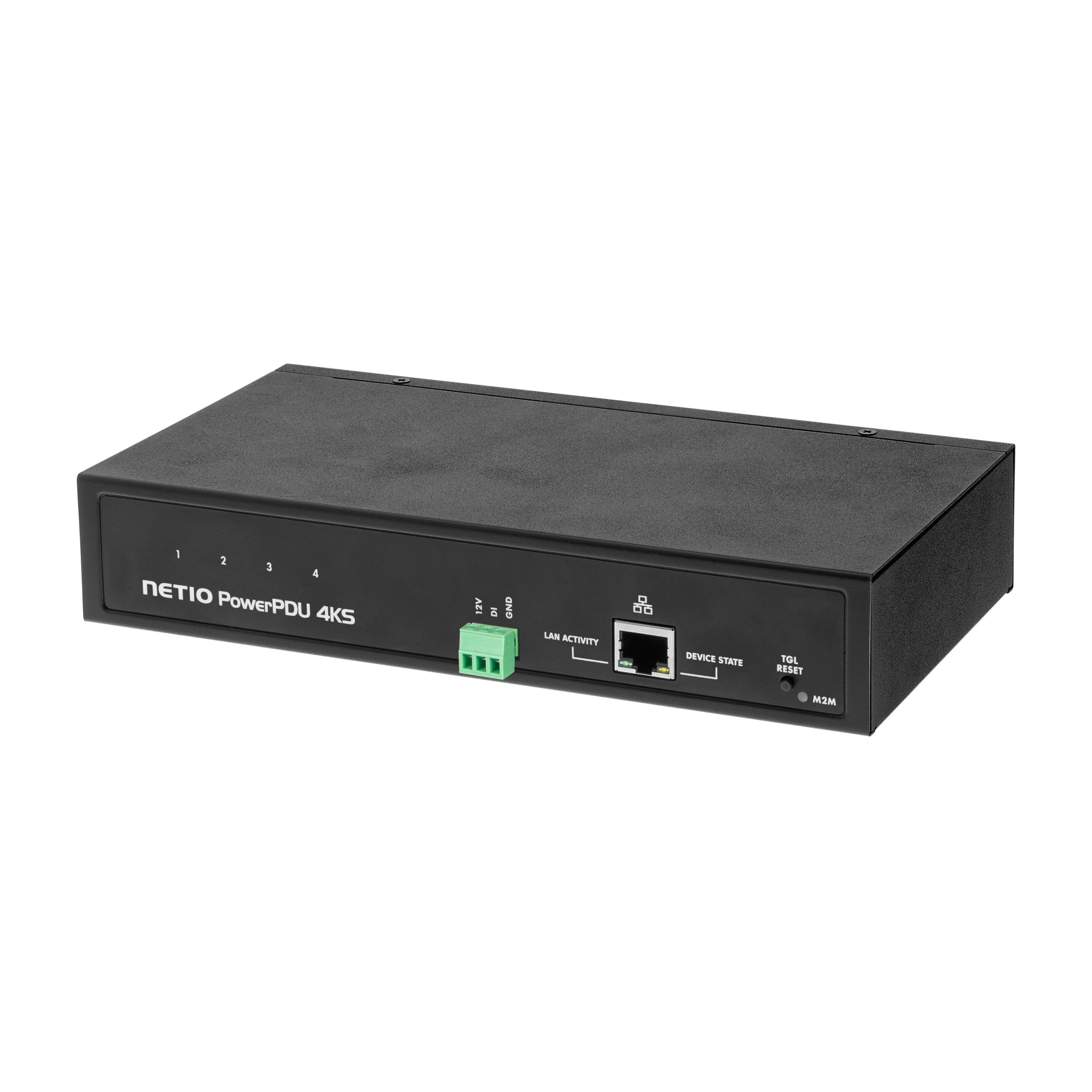 NETIO PowerPDU 4KS 4-outlet IEC C13 PDU with per-outlet power metering